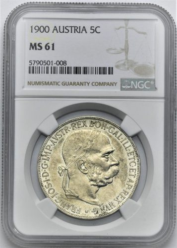 5 Koruna Františka Josefa I. 1900