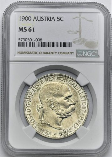 5 Koruna Františka Josefa I. 1900