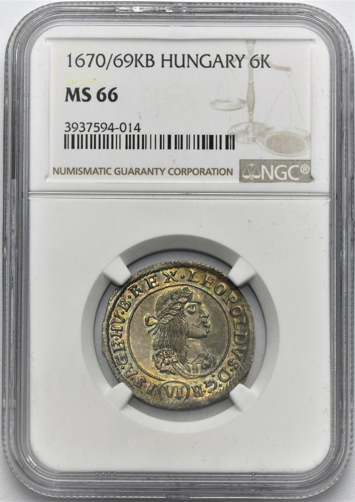 6 Krejcar Leopold I. 1670/69 KB