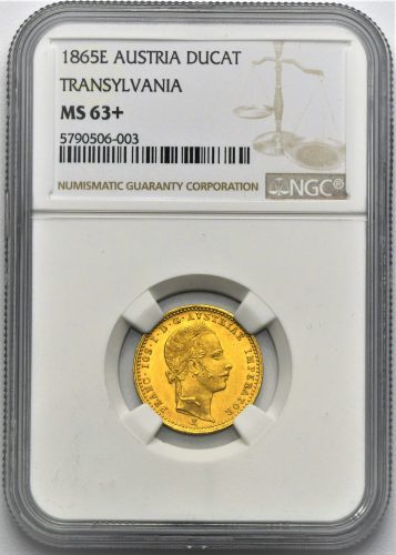 Dukát Františka Josefa I. 1865 E
