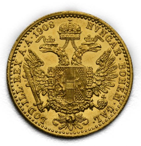 Dukát František Josef I. 1908