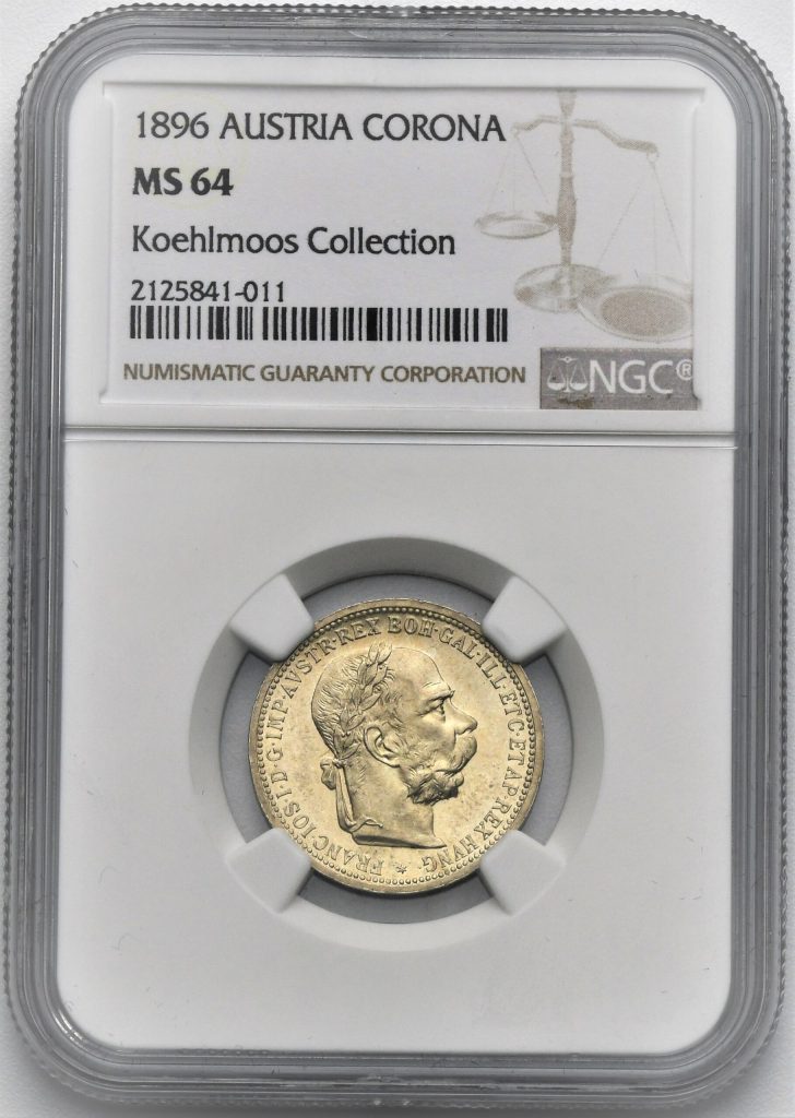 Koruna František Josef I. 1896