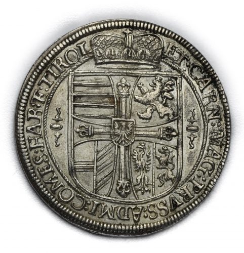 Tolar Arcivévoda Maximilian II. 1616 Hall