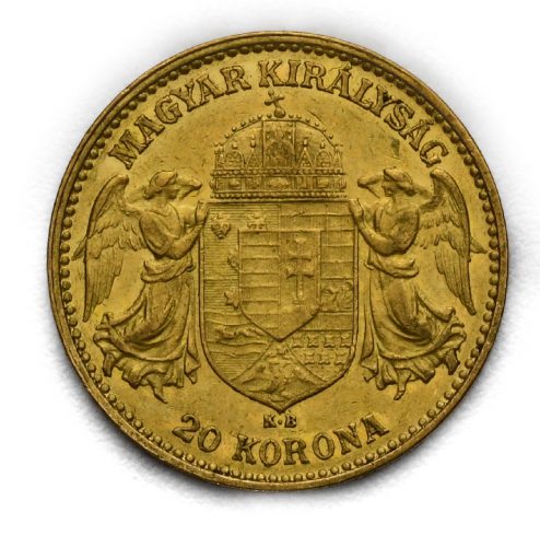 20 Koruna Františka Josefa I. 1909 KB