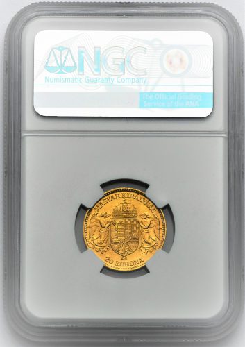 20 Koruna František Josef I. 1914 KB – Se znakem Bosny