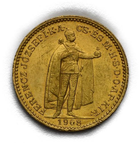 20 Koruna Františka Josefa I. 1908 KB