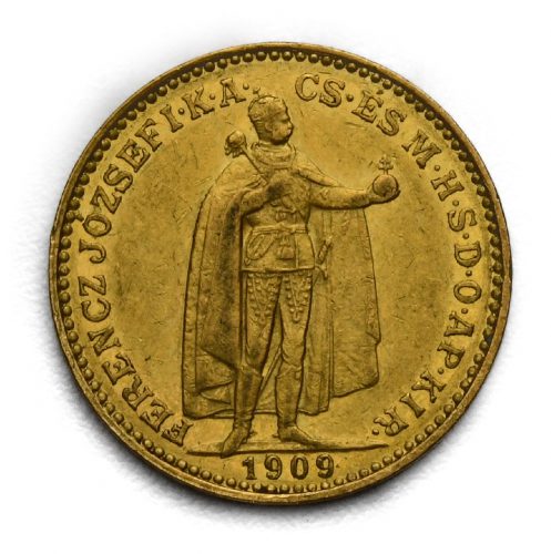 20 Koruna Františka Josefa I. 1909 KB