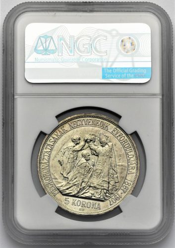 5 Koruna František Josef I. 1907 – 40. výročí korunovace ARTEX