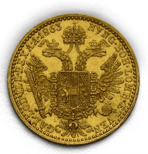 Dukát Františka Josefa I. 1863 A