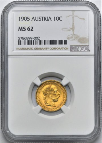 10 Koruna František Josef I. 1905
