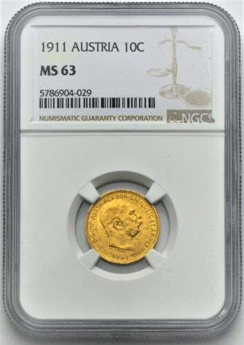 10 Koruna František Josef I. 1911