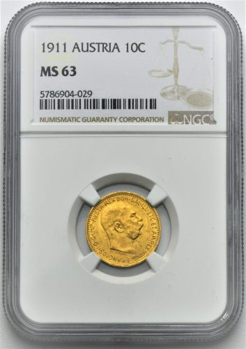 10 Koruna František Josef I. 1911