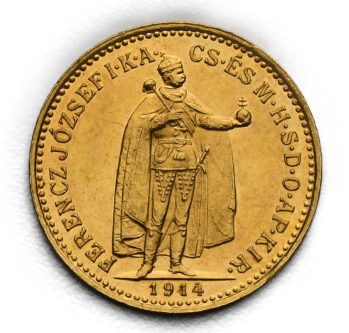 10 Koruna Františka Josefa I. 1914 KB