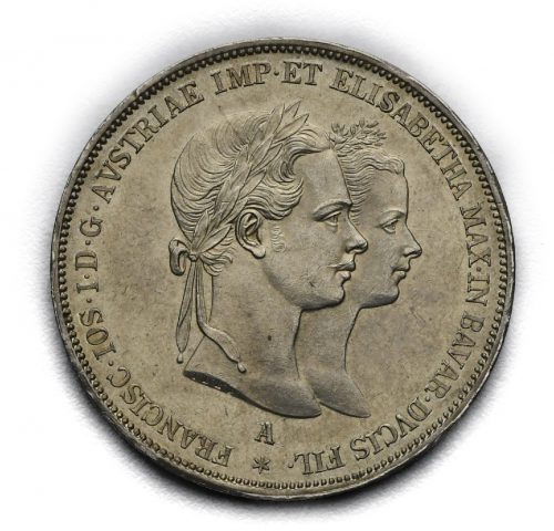 Svatební 2 Zlatník František Josef I. 1854 A