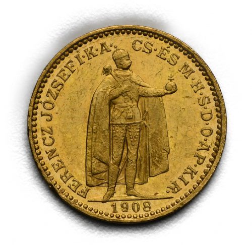 20 Koruna Františka Josefa I. 1908 KB