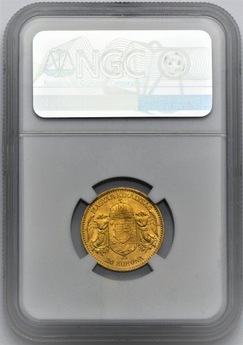 20 Koruna Františka Josefa I. 1908 KB