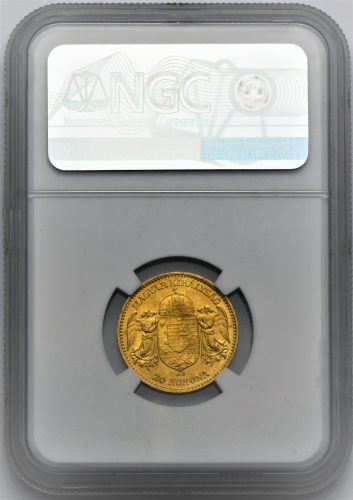 20 Koruna Františka Josefa I. 1908 KB