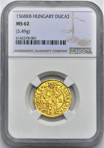 Dukát Maximilian II. 1568 KB