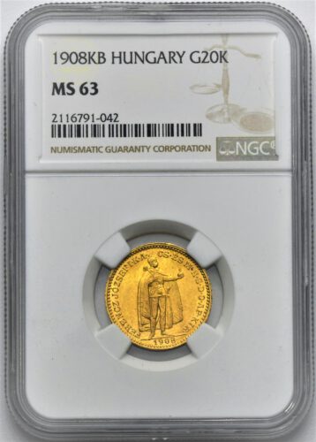 20 Koruna František Josef I. 1908 KB