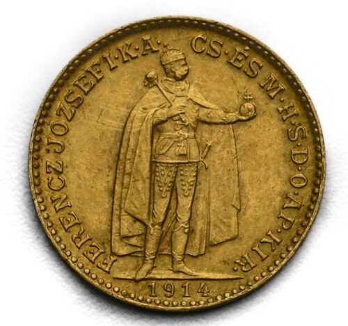 20 Koruna František Josef I. 1914 KB – Se znakem Bosny