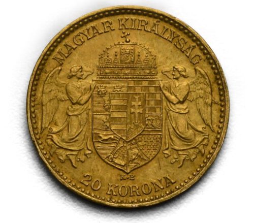 20 Koruna František Josef I. 1914 KB – Se znakem Bosny