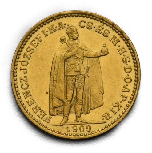20 Koruna Františka Josefa I. 1909 KB