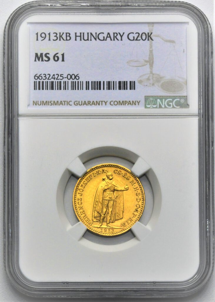 20 Koruna František Josef I. 1913 KB