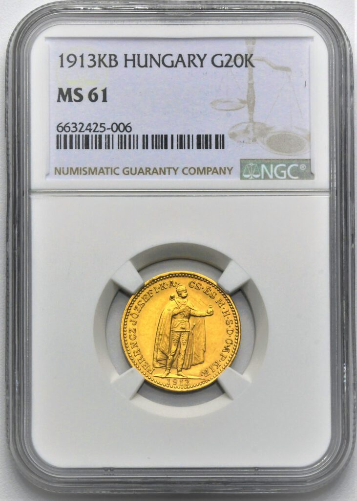 20 Koruna František Josef I. 1913 KB