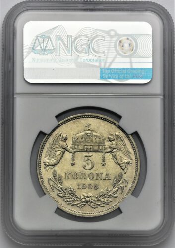 5 Koruna František Josef I. 1908 KB