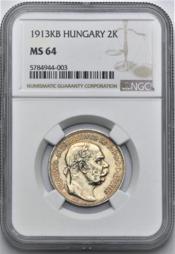2 Koruna František Josef I. 1913 KB