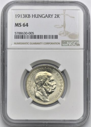 2 Koruna František Josef I. 1913 KB