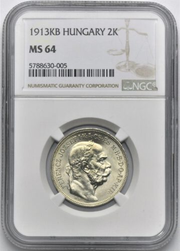 2 Koruna František Josef I. 1913 KB