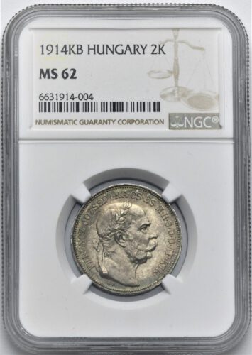 2 Koruna František Josef I. 1914 KB