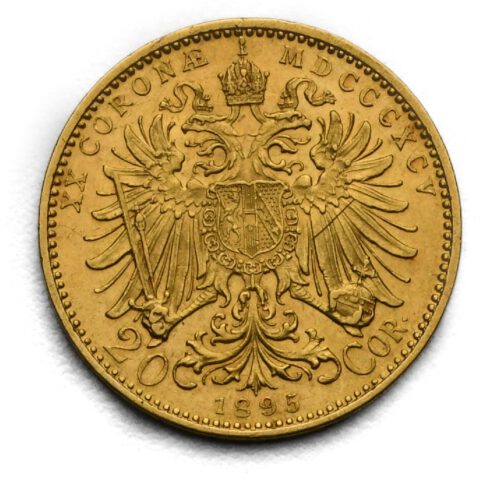 20 Koruna František Josef I. 1895 bz