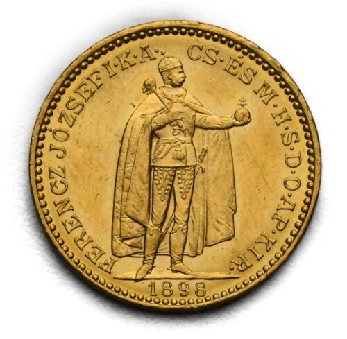 20 Koruna Františka Josefa I. 1898 KB