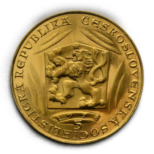 5 Dukát Karel IV. 1978