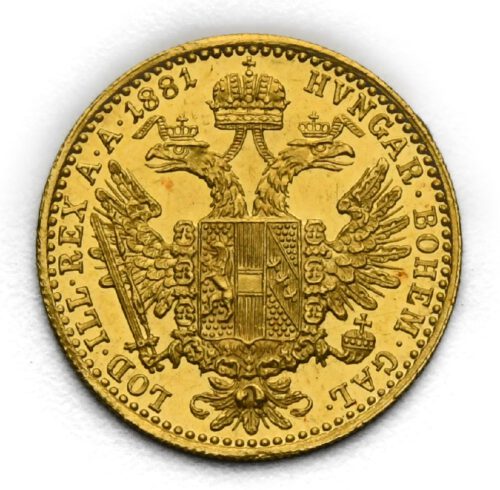 Dukát František Josef I. 1881