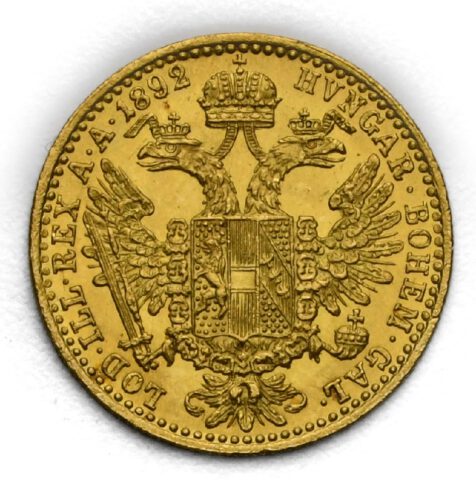 Dukát František Josef I. 1892