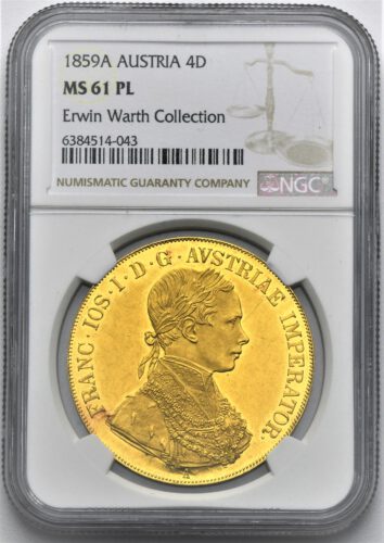 4 Dukát František Josef I. 1859 A