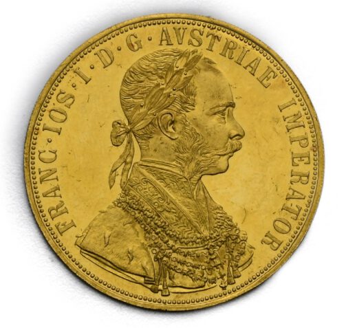 4 Dukát Františka Josefa I. 1915 – Původní ražba