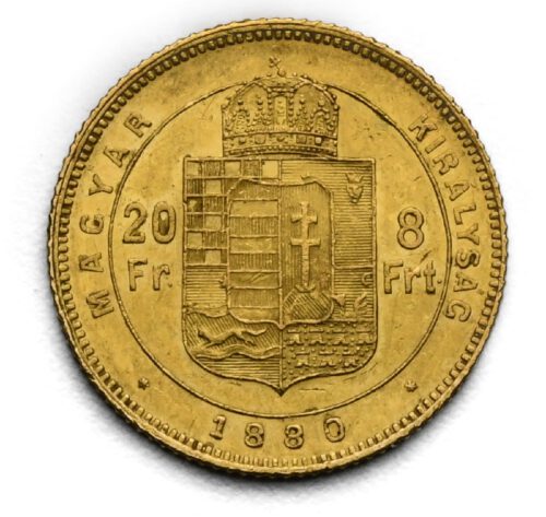 8 Zlatník František Josef I. 1880 KB – Malá Hlava