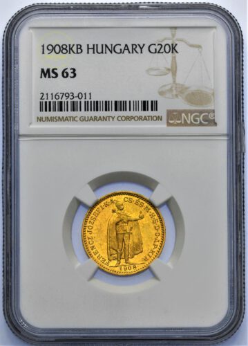 20 Koruna František Josef I. 1908 KB
