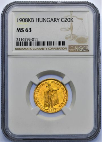 20 Koruna František Josef I. 1908 KB