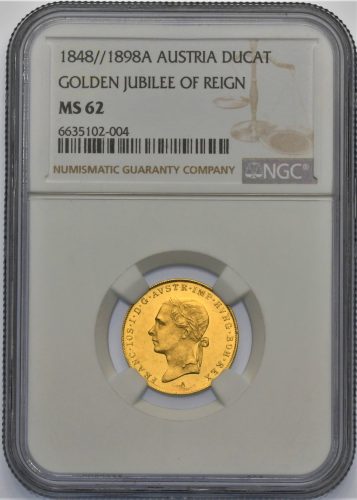 Jubilejní Dukát František Josef I. 1848/1898