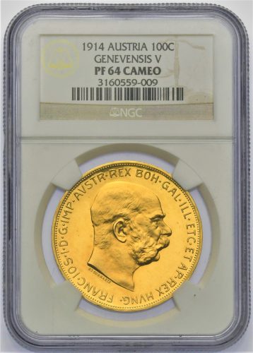 100 Koruna František Josef I. 1914