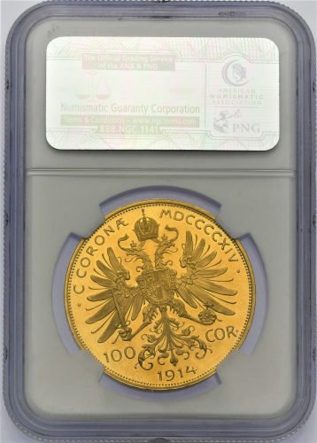 100 Koruna František Josef I. 1914