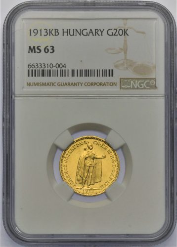 20 Koruna František Josef I. 1913 KB