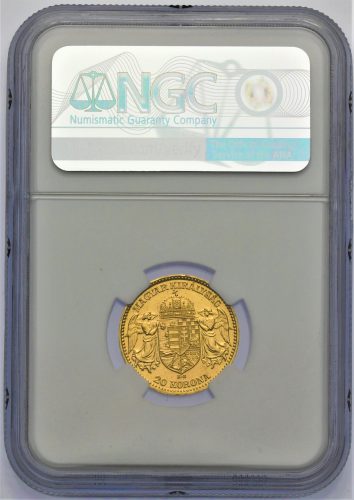 20 Koruna František Josef I. 1914 KB – Se znakem Bosny