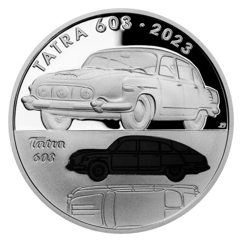 Stříbrná mince 500 Kč 2023 Osobní automobil Tatra 603 proof