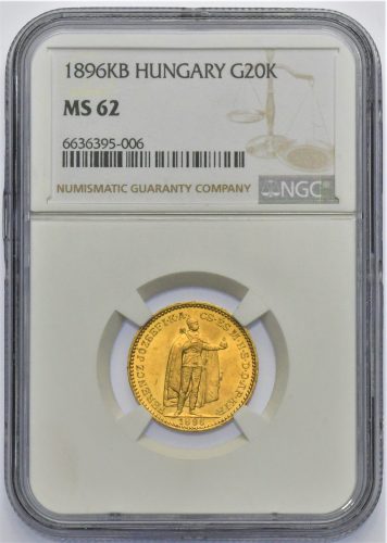 20 Koruna Františka Josefa I. 1896 KB